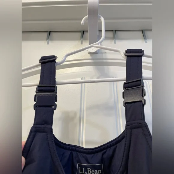 Like new! LL Bean Little Kids' Cold Buster Snow Bib in Navy* - Picture 3 of 8